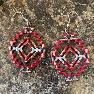 Aztec earings